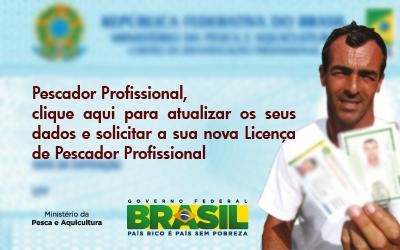 Pescador profissional deve atualizar dados