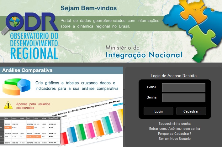 Observatório online facilitará pesquisa sobre desenvolvimento regional