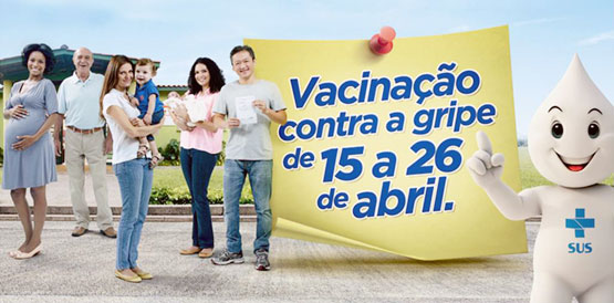Campanha de Imunização contra a gripe começa nesta segunda-feira (15)