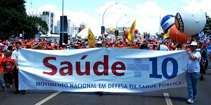 Esplanada dos Ministérios será palco da mobilização da Saúde+10