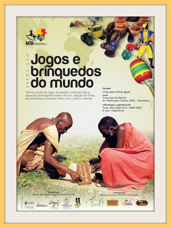 Museu da Infância e do Brinquedo promove exposição Jogos e Brinquedos do Mundo