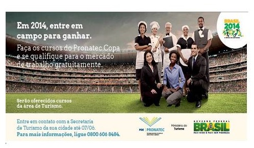 Abertas as pré-matrículas para o Pronatec Copa