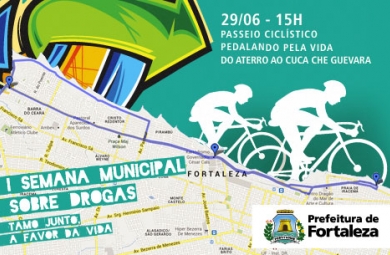 CPDrogas abre inscrições para o passeio ciclístico “Pedalando pela Vida”