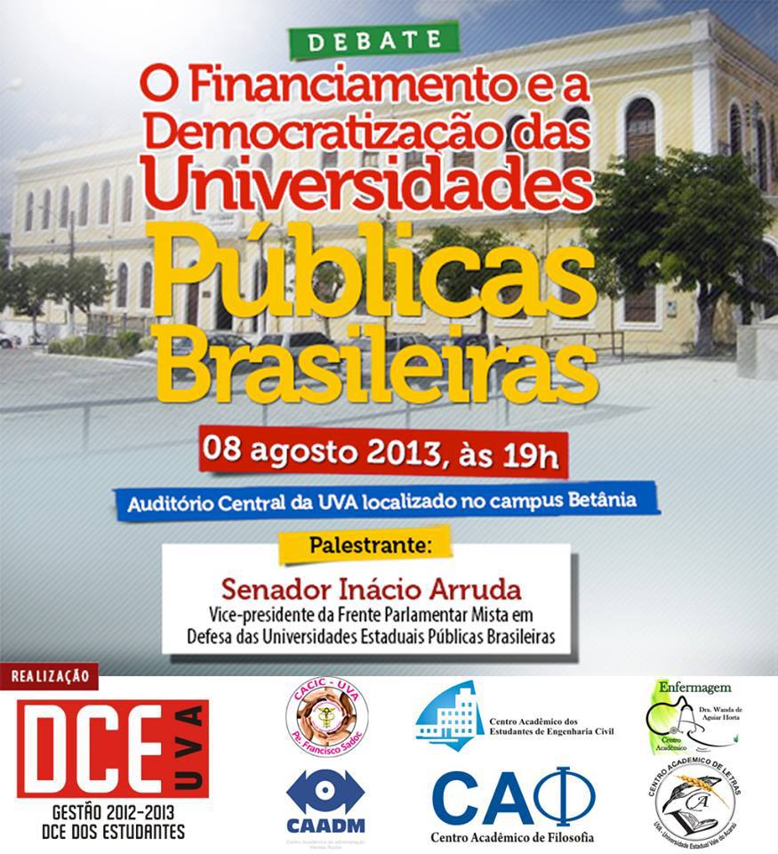 Sobral: Inácio fala sobre financiamento da educação na UVA
