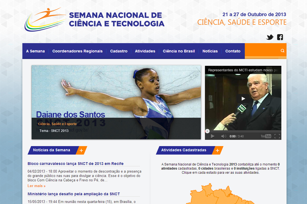 Semana Nacional de Ciência e Tecnologia ganha espaço online
