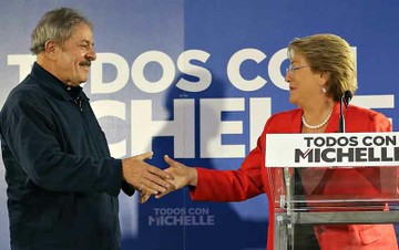 Lula: com Bachelet, América do Sul terá três mulheres presidentas