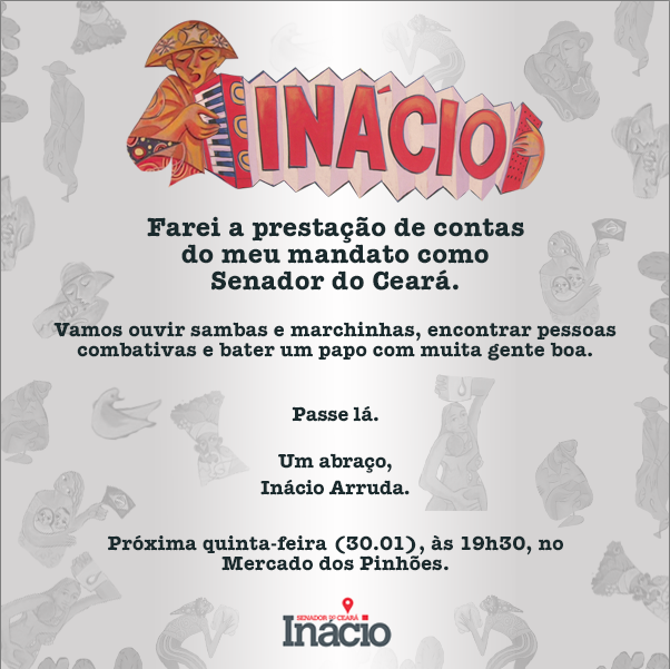 Inácio presta contas de seu mandato de senador