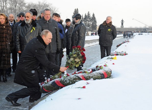Rússia lembra 70 anos do fim do cerco nazista a Leningrado