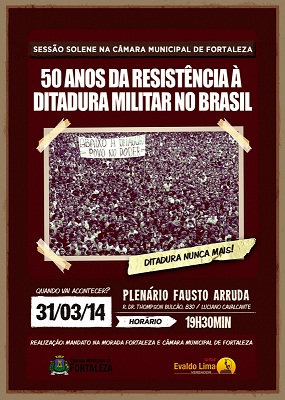Sessão Solene marca 50 anos de resistência à Ditadura