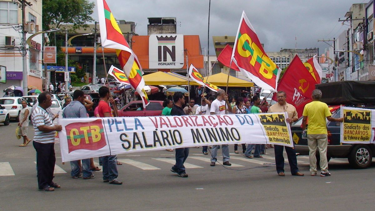 CTB apoia PL de Inácio que garante aumento real do salário mínimo