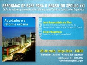 Mobilidade urbana e os desafios da vida nas cidades serão debatidos na Câmara