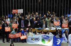 Votação do texto-base do Plano Nacional de Educação na Câmara dos Deputados José Cruz/Agência Brasil