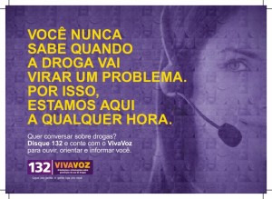 Mais de 10 mil pessoas já ligaram para o serviço de apoio à prevenção de drogas em 2014
