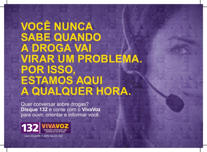 Mais de 10 mil pessoas já ligaram para o serviço de apoio à prevenção de drogas em 2014